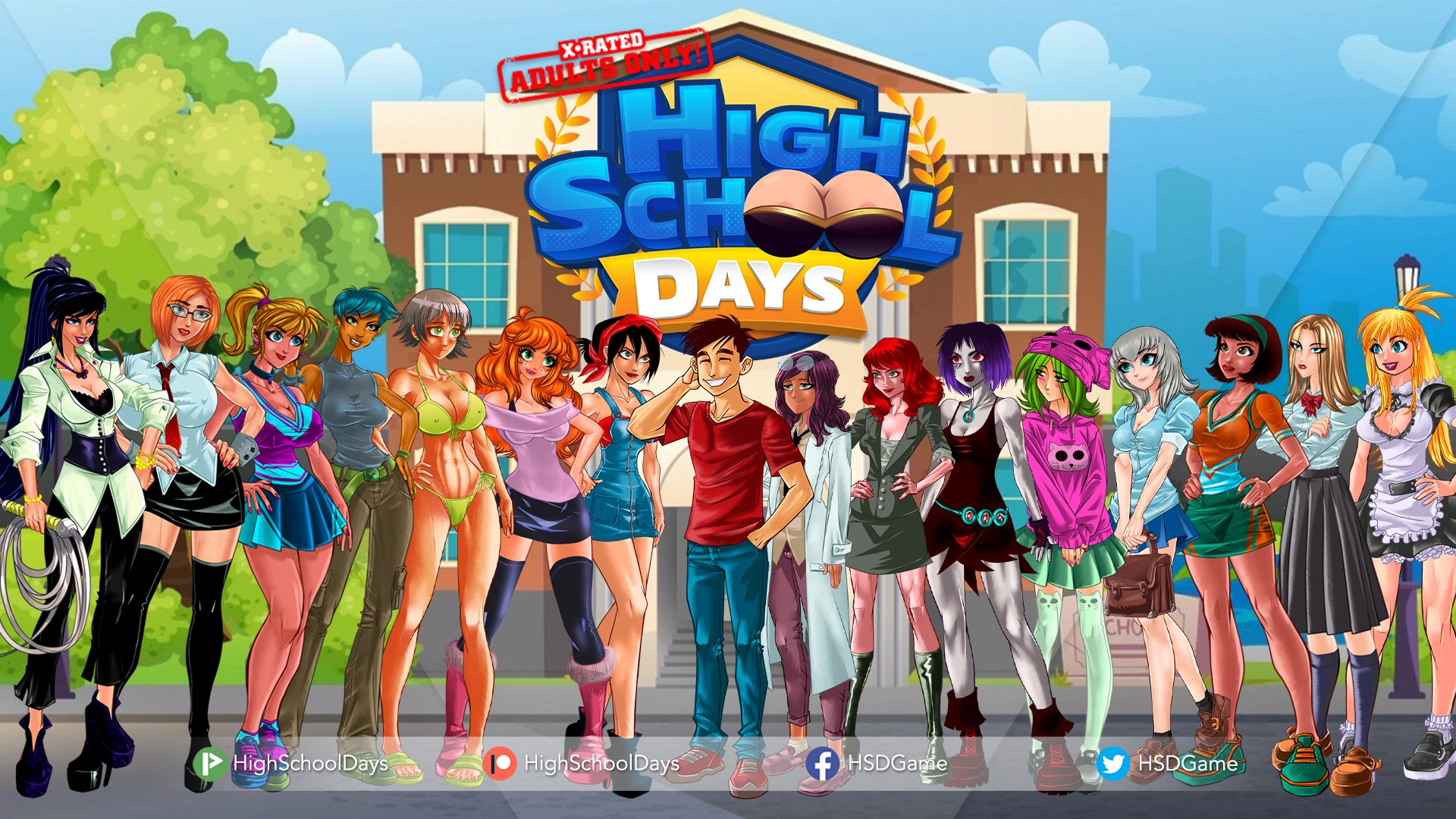 Download High School Days porn game - Spicygaming